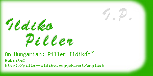 ildiko piller business card